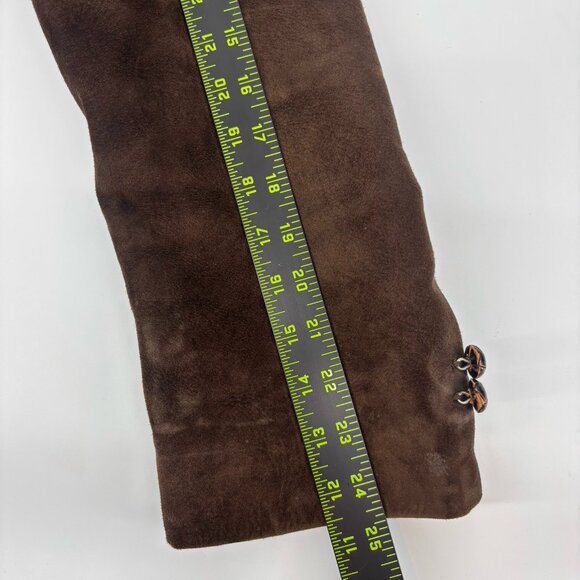 The Leather Shop Vintage Brown Suede Jacket Mens Size 46 Western Rustic *Read - Picture 16 of 16